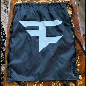 BLACK & WHITE FAZE CLAN SOFT BACKPACK